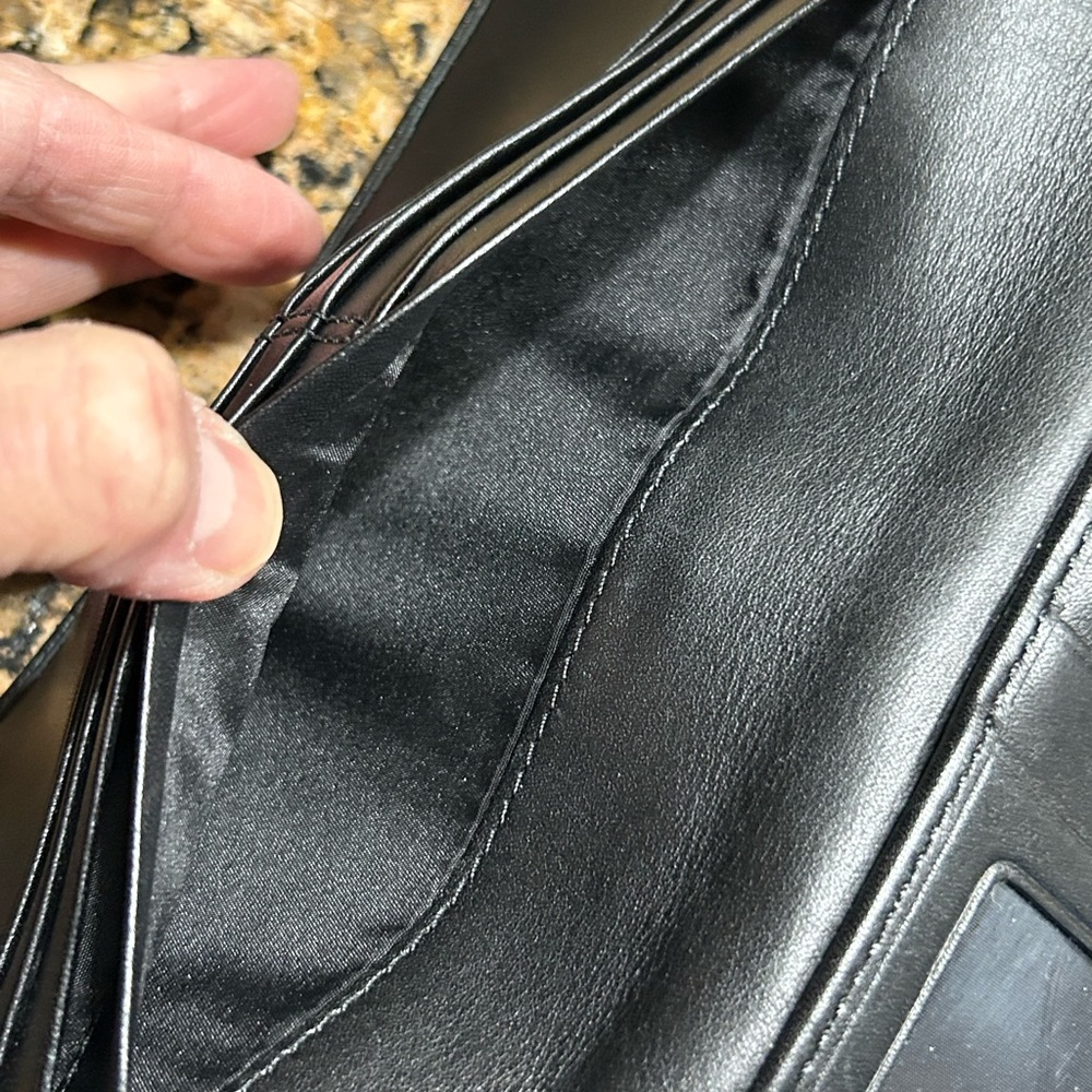 Coach Black Leather Wallet with Silver Buckle - Picture 10 of 10